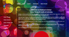 Desktop Screenshot of chakrasincolour.com